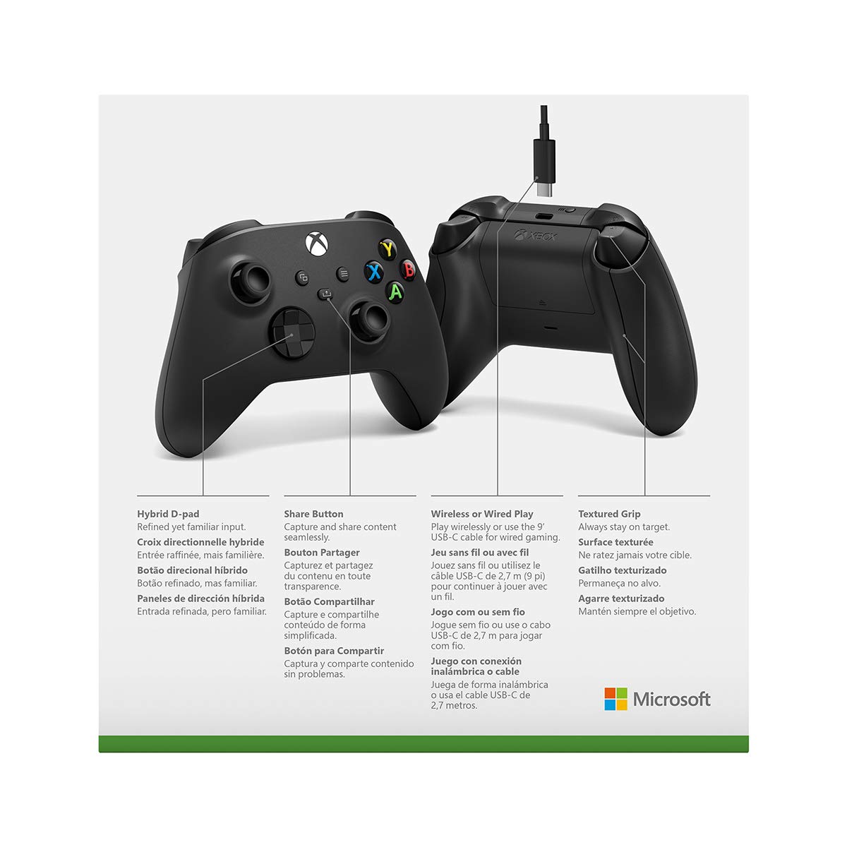 Microsoft Series X-S Controller + USB-C® cable